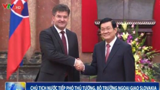 Президент СРВ Чыонг Тан Шанг принял вице-премьера, главу МИД Словакии